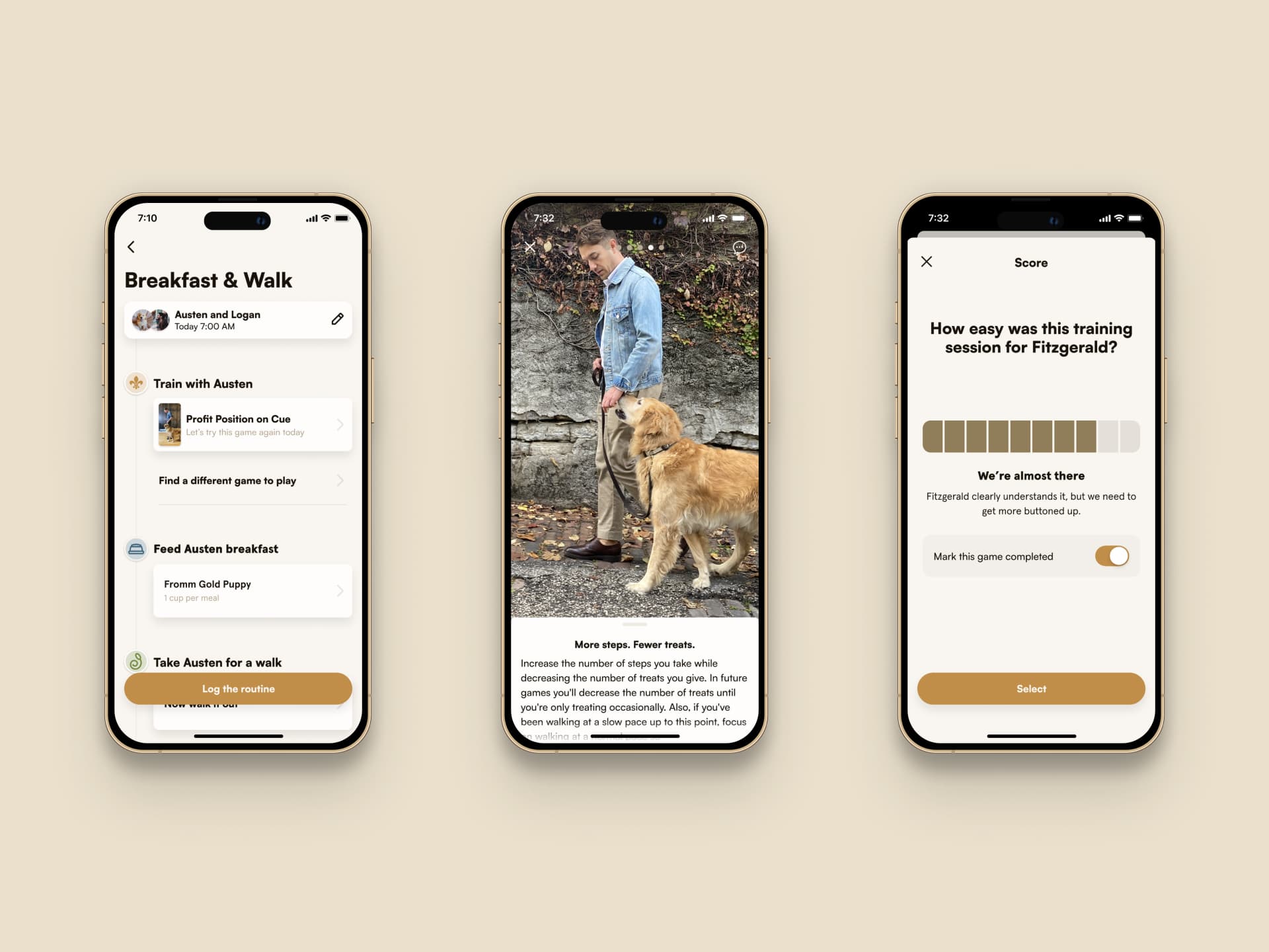 Watching and scoring the day's training reco